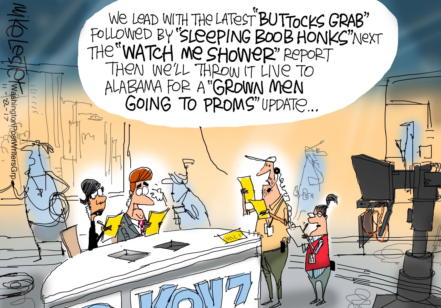 Mike Lester cartoon